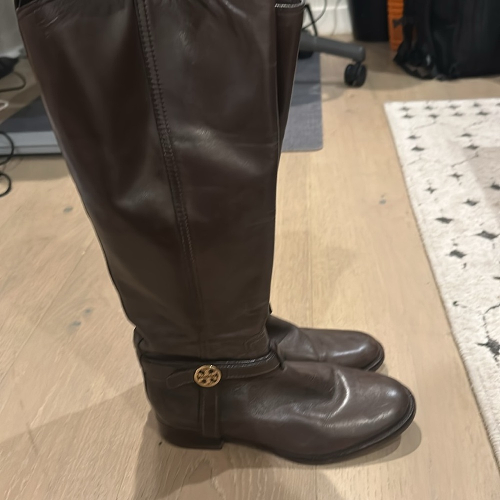 Tory Burch dark brown boots